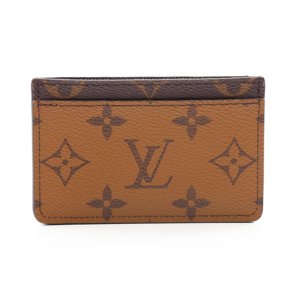 Louis Vuitton Porte Cartes Simple Monogram Reverse Business Card Holder/Card ...